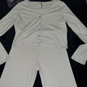 Calvin Klein ribbed lounge set